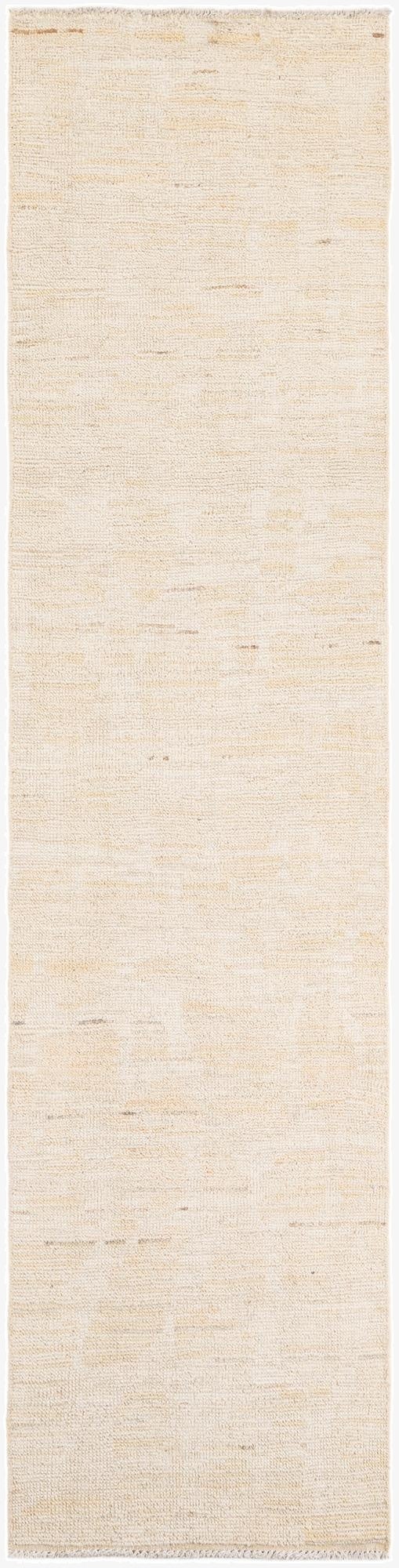  2' 7 x 10' 3  Hand Knotted Moroccan Wool Runner Rug