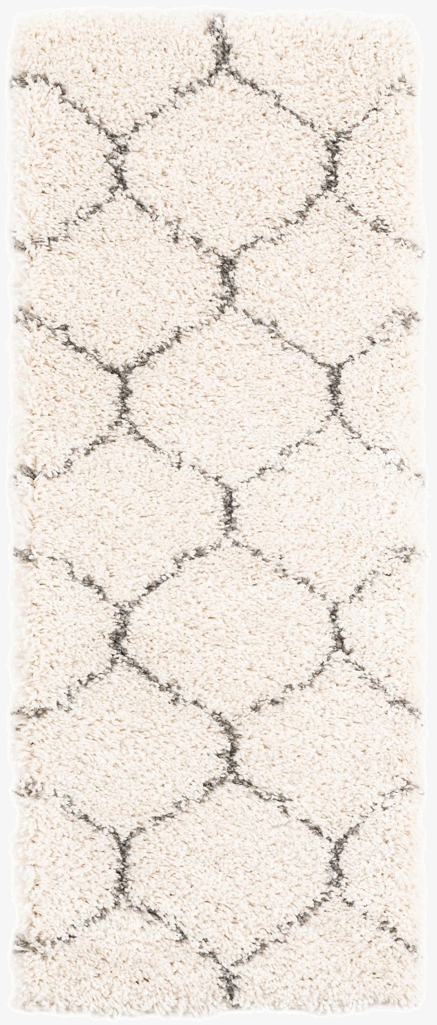  2' x 5' 3 Moroccan Shag Runner Rug