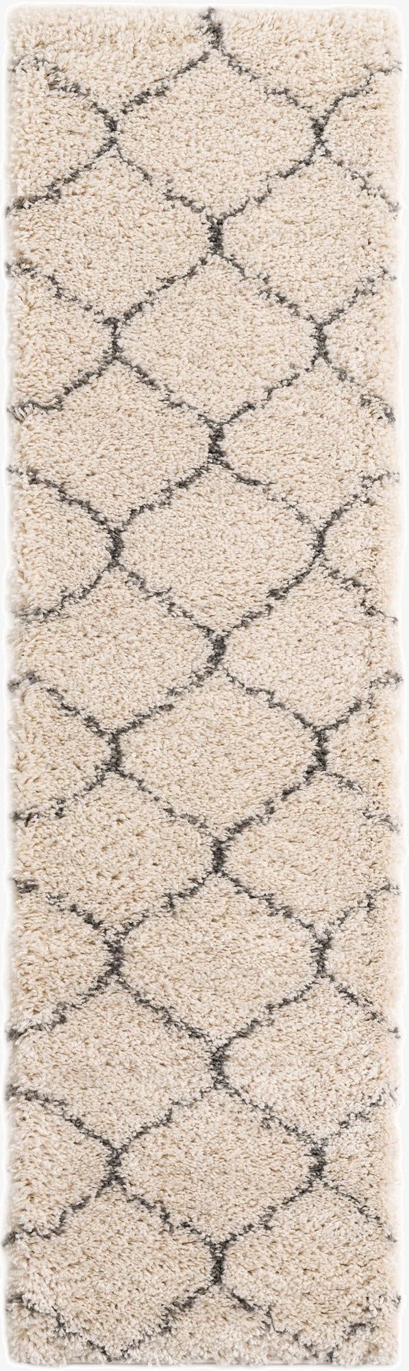  2' x 7' Moroccan Shag Runner Rug