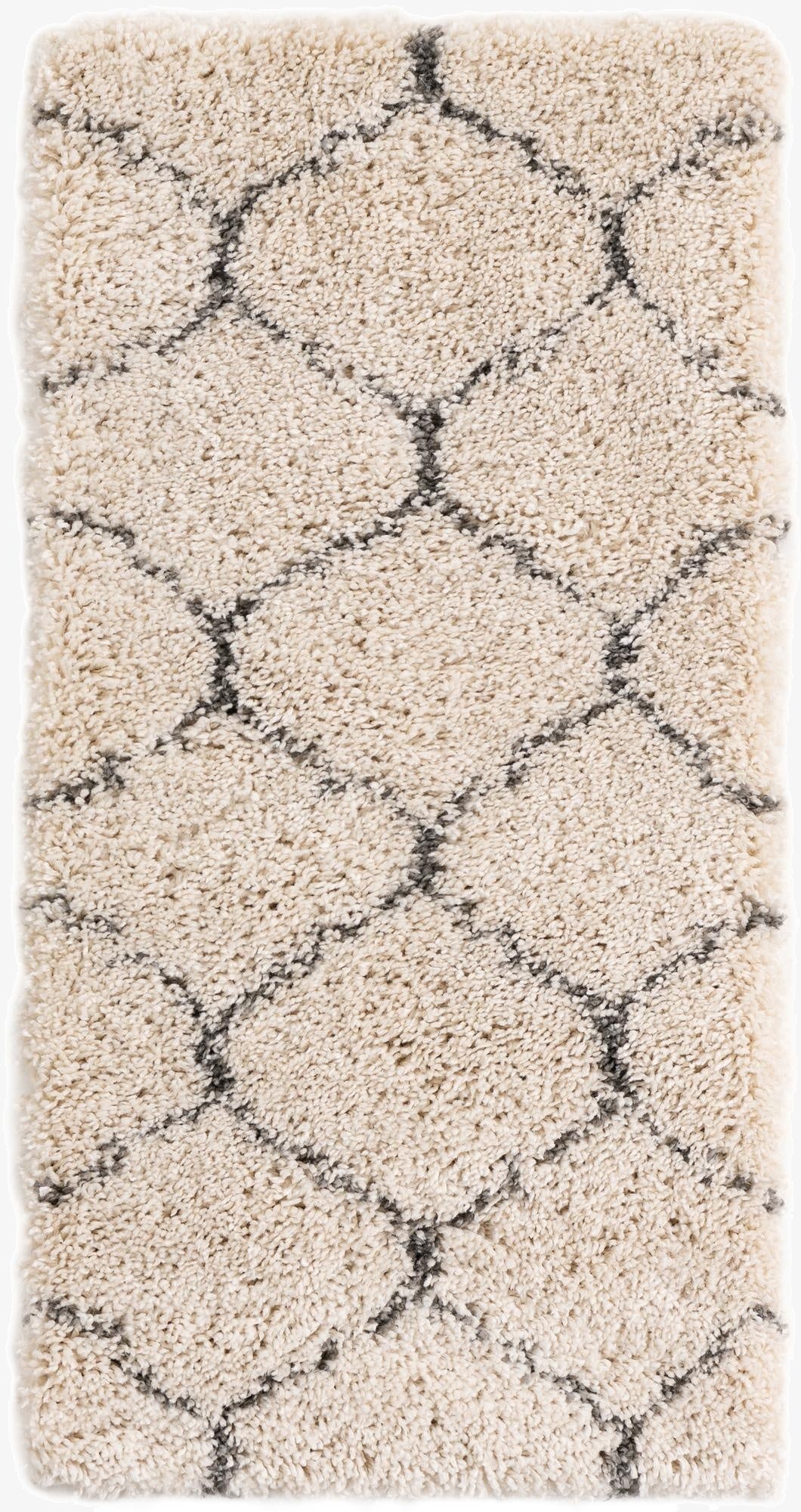  2' x 4' Moroccan Shag Runner Rug