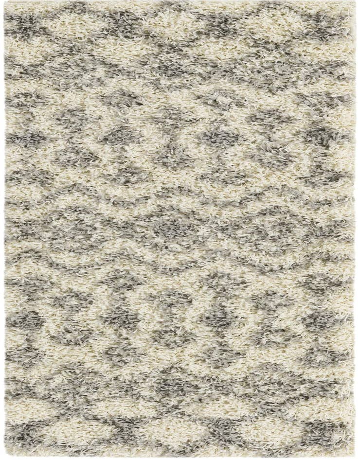 Detail image of  2' x 5' Moroccan Trellis Shag Runner Rug