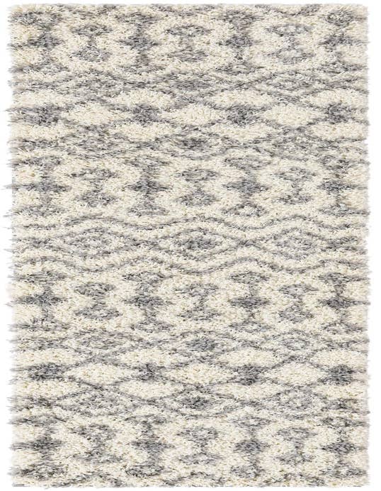 Detail image of  2' x 8' Moroccan Trellis Shag Runner Rug