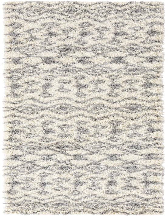 Detail image of  2' 7 x 10' Moroccan Trellis Shag Runner Rug