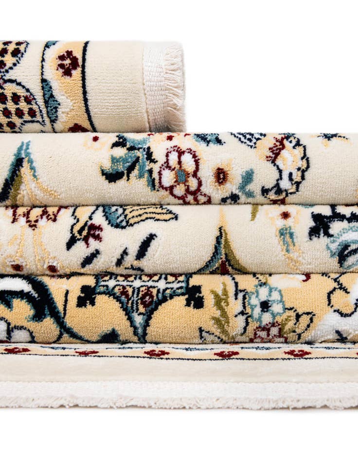 Detail image of  3' x 13' Nain Design Runner Rug