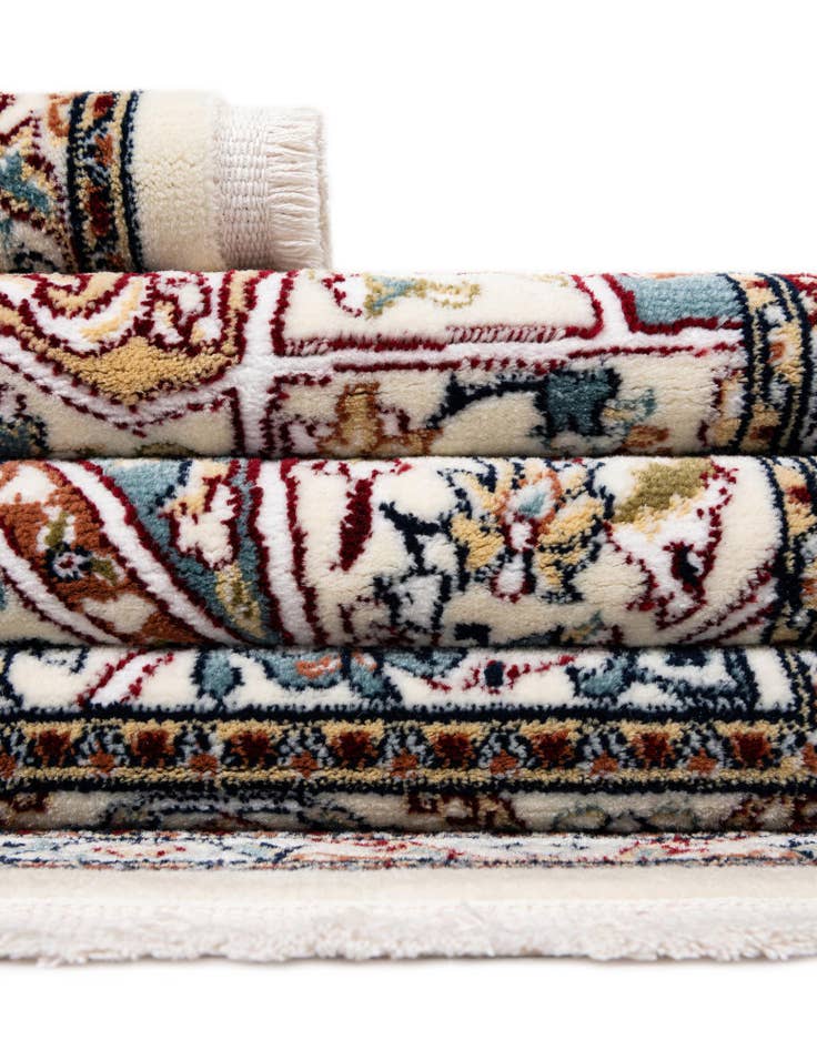 Detail image of  3' x 13' Nain Design Runner Rug