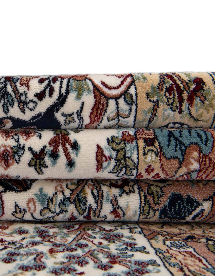 Detail image of  3' x 13' Nain Design Runner Rug