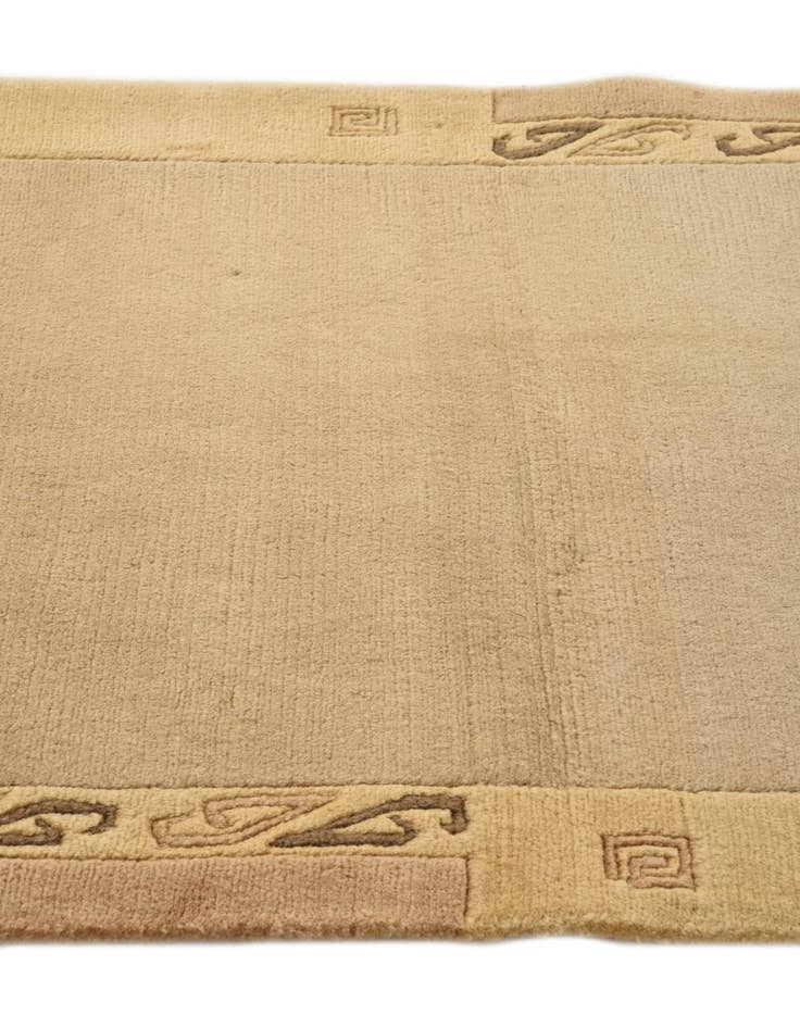 Detail image of  2' 9 x 7' 10  Hand Knotted Nepal Wool Runner Rug
