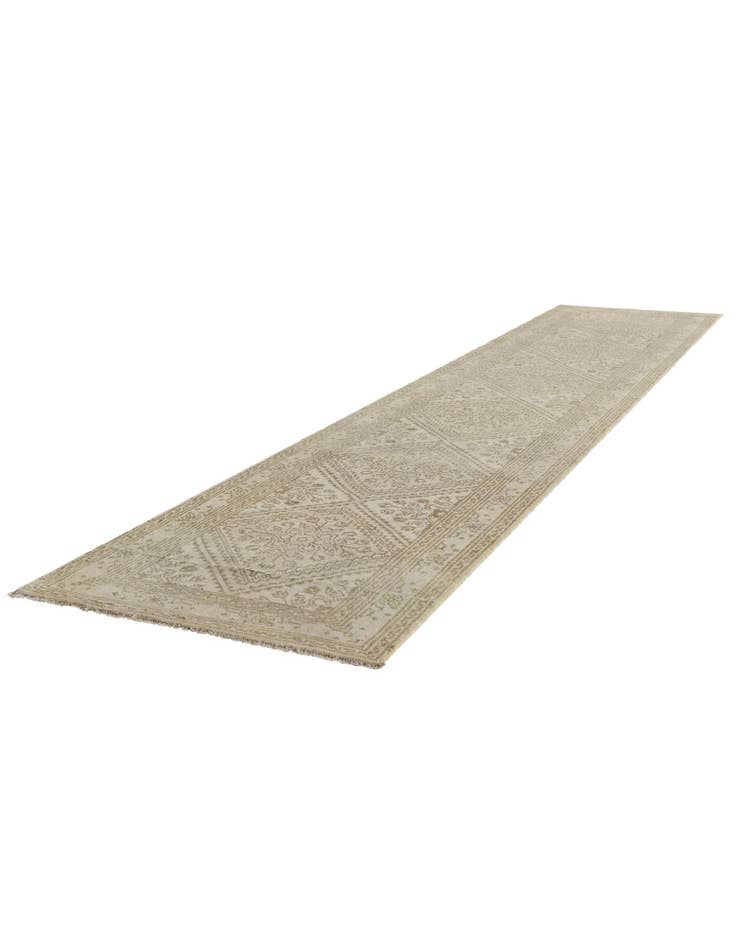 Detail image of  2' 8 x 12' 11  Hand Knotted Oushak Wool Runner Rug