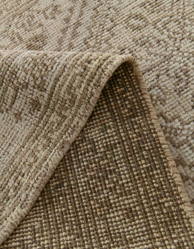 Detail image of  2' 8 x 12' 11  Hand Knotted Oushak Wool Runner Rug