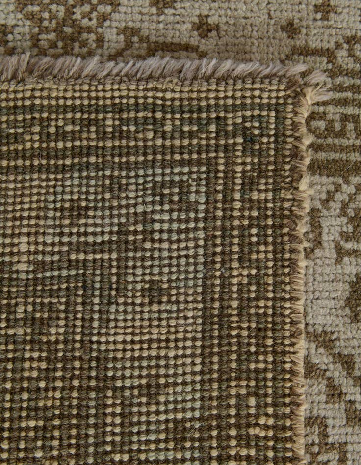 Detail image of  2' 8 x 12' 11  Hand Knotted Oushak Wool Runner Rug