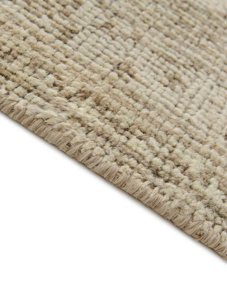 Detail image of  2' 8 x 12' 11  Hand Knotted Oushak Wool Runner Rug