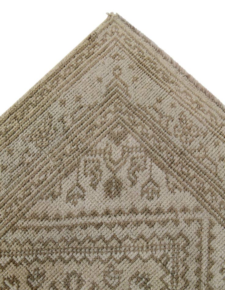 Detail image of  2' 8 x 12' 11  Hand Knotted Oushak Wool Runner Rug