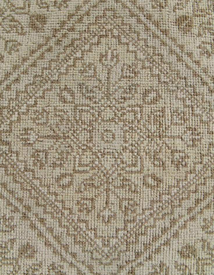 Detail image of  2' 8 x 12' 11  Hand Knotted Oushak Wool Runner Rug
