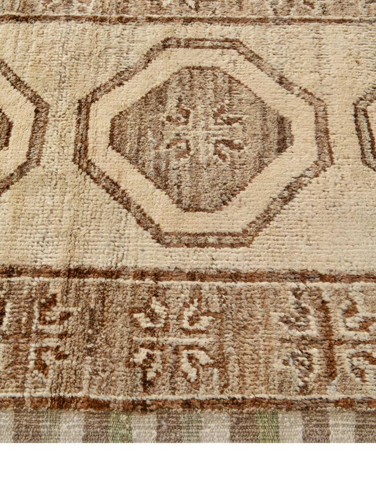 Detail image of  2' 9 x 12' 1  Hand Knotted Oushak Wool Runner Rug