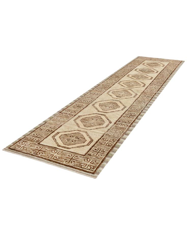 Detail image of  2' 9 x 12' 1  Hand Knotted Oushak Wool Runner Rug