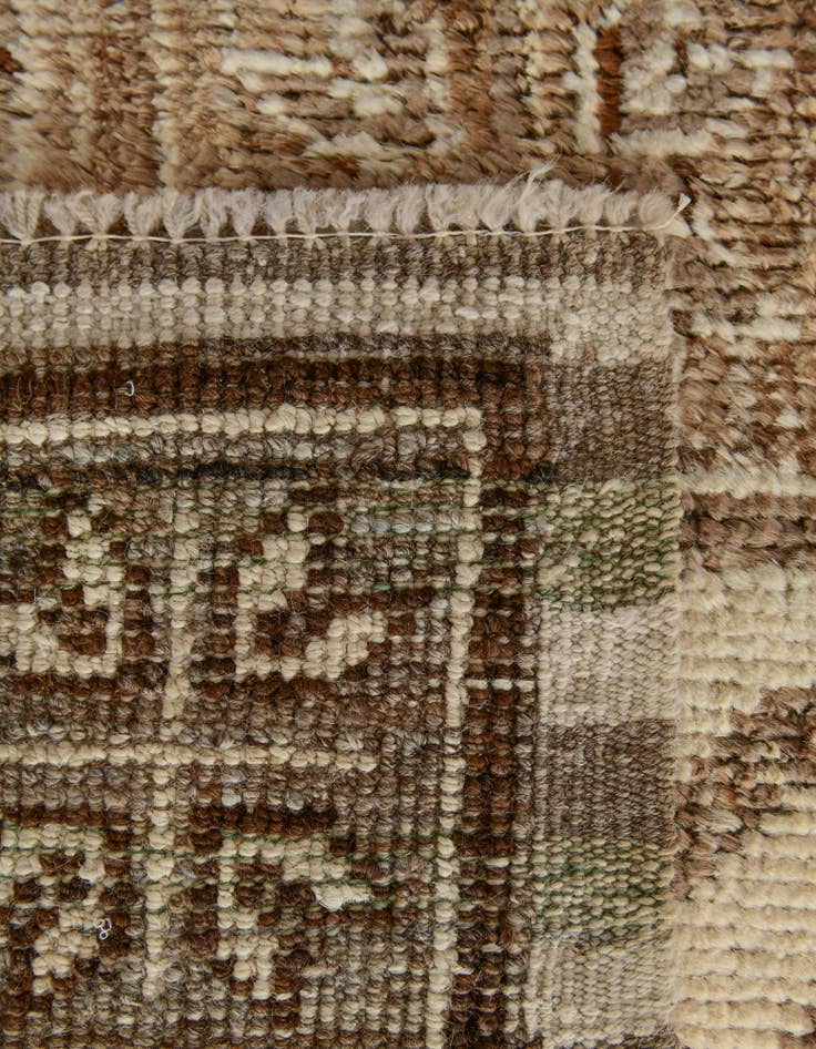 Detail image of  2' 9 x 12' 1  Hand Knotted Oushak Wool Runner Rug