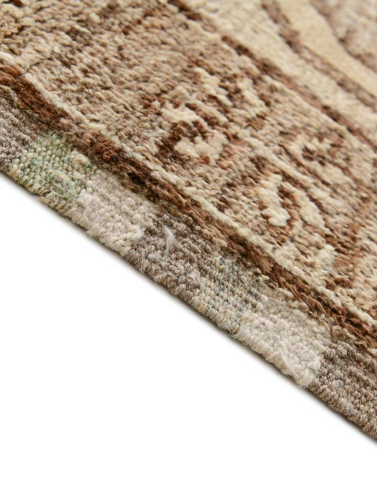 Detail image of  2' 9 x 12' 1  Hand Knotted Oushak Wool Runner Rug