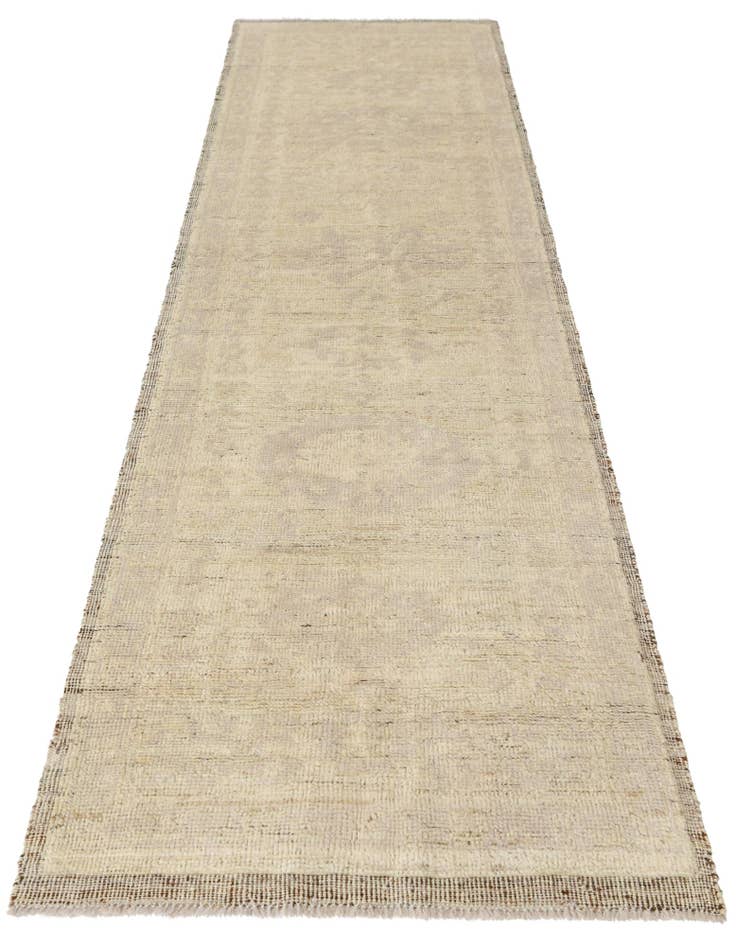 Detail image of  2' 9 x 10' 3  Hand Knotted Oushak Wool Runner Rug