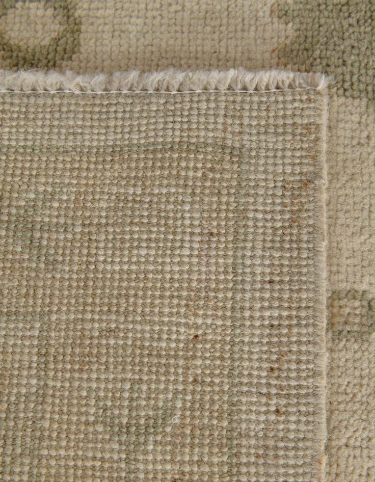 Detail image of  2' 11 x 10'  Hand Knotted Oushak Wool Runner Rug