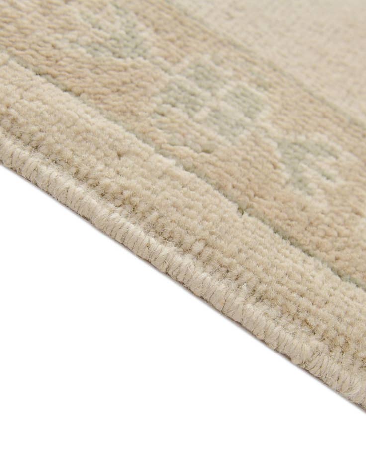 Detail image of  2' 11 x 10'  Hand Knotted Oushak Wool Runner Rug