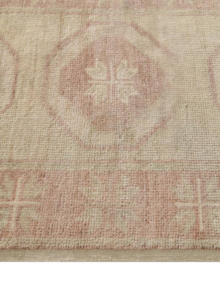 Detail image of  2' 10 x 8' 2  Hand Knotted Oushak Wool Runner Rug