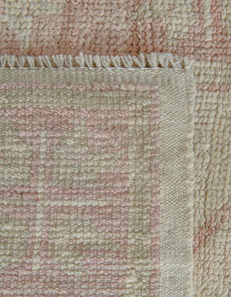 Detail image of  2' 10 x 8' 2  Hand Knotted Oushak Wool Runner Rug