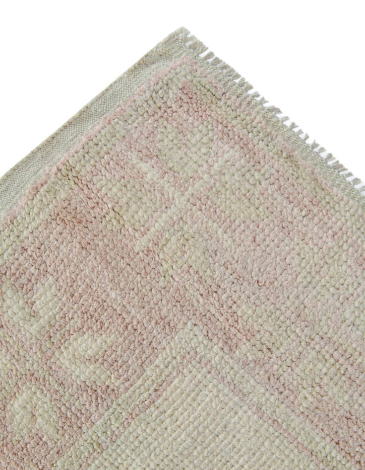 Detail image of  2' 10 x 8' 2  Hand Knotted Oushak Wool Runner Rug