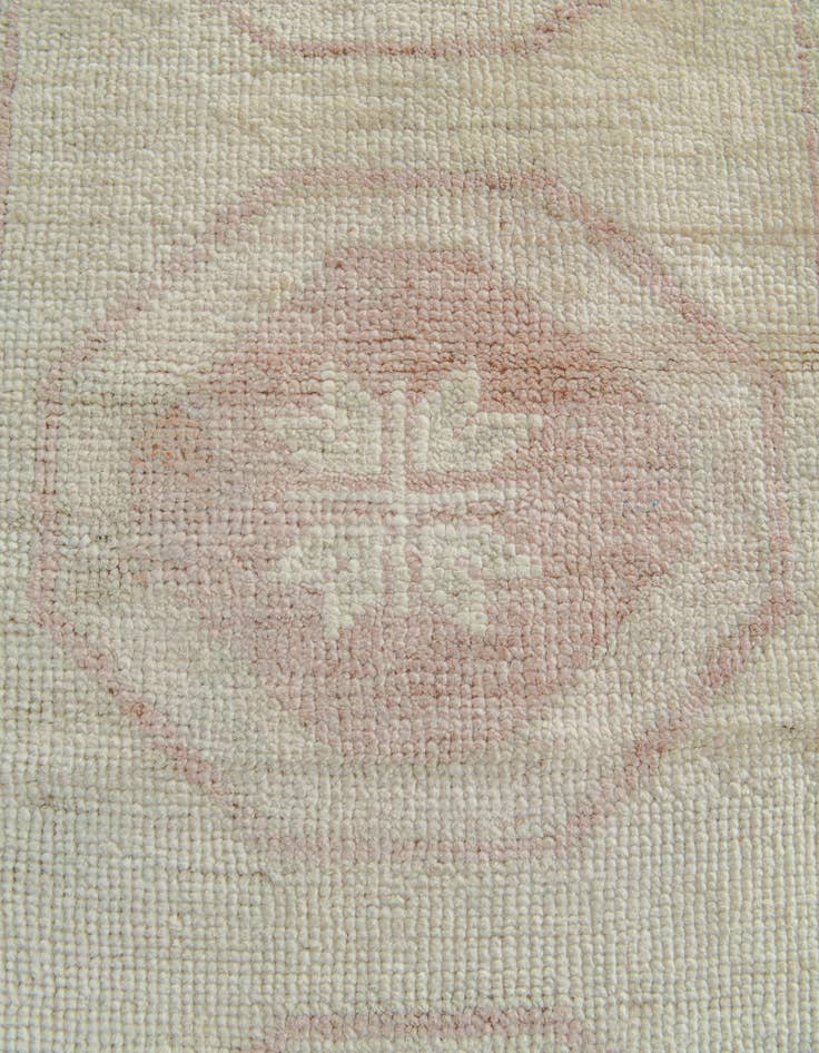 Detail image of  2' 10 x 8' 2  Hand Knotted Oushak Wool Runner Rug