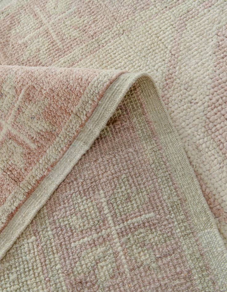 Detail image of  2' 10 x 8' 2  Hand Knotted Oushak Wool Runner Rug