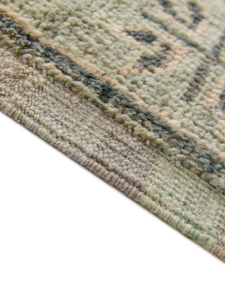 Detail image of  2' 9 x 8' 6  Hand Knotted Oushak Wool Runner Rug