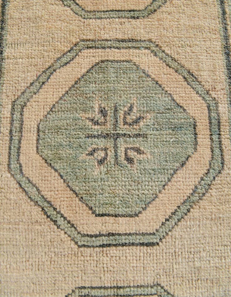 Detail image of  2' 9 x 8' 6  Hand Knotted Oushak Wool Runner Rug