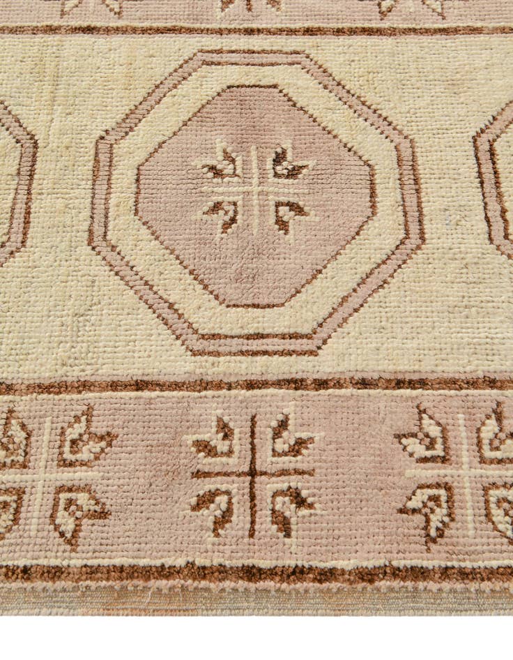 Detail image of  2' 9 x 8' 2  Hand Knotted Oushak Wool Runner Rug