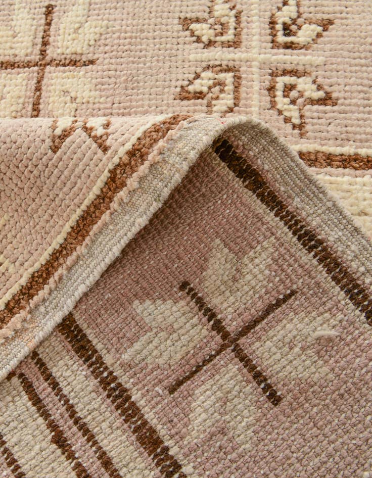 Detail image of  2' 9 x 8' 2  Hand Knotted Oushak Wool Runner Rug