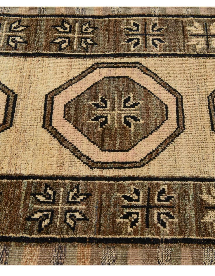 Detail image of  2' 8 x 12' 2  Hand Knotted Oushak Wool Runner Rug