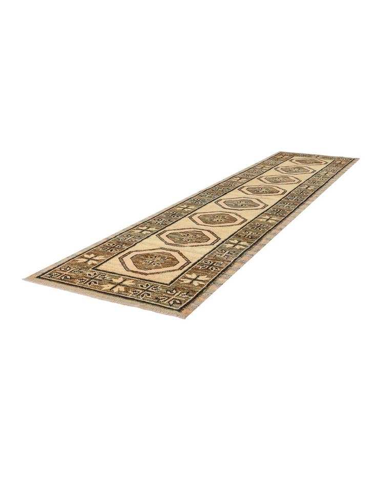 Detail image of  2' 8 x 12' 2  Hand Knotted Oushak Wool Runner Rug