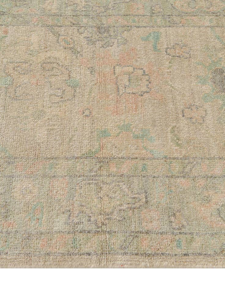 Detail image of  2' 9 x 9' 9  Hand Knotted Oushak Wool Runner Rug