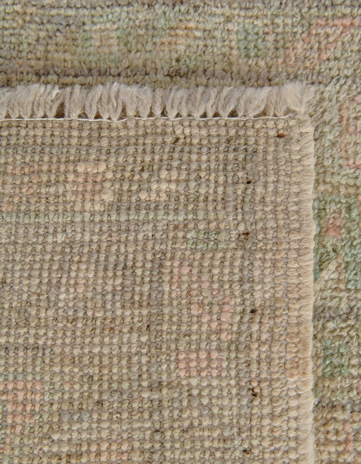 Detail image of  2' 9 x 9' 9  Hand Knotted Oushak Wool Runner Rug