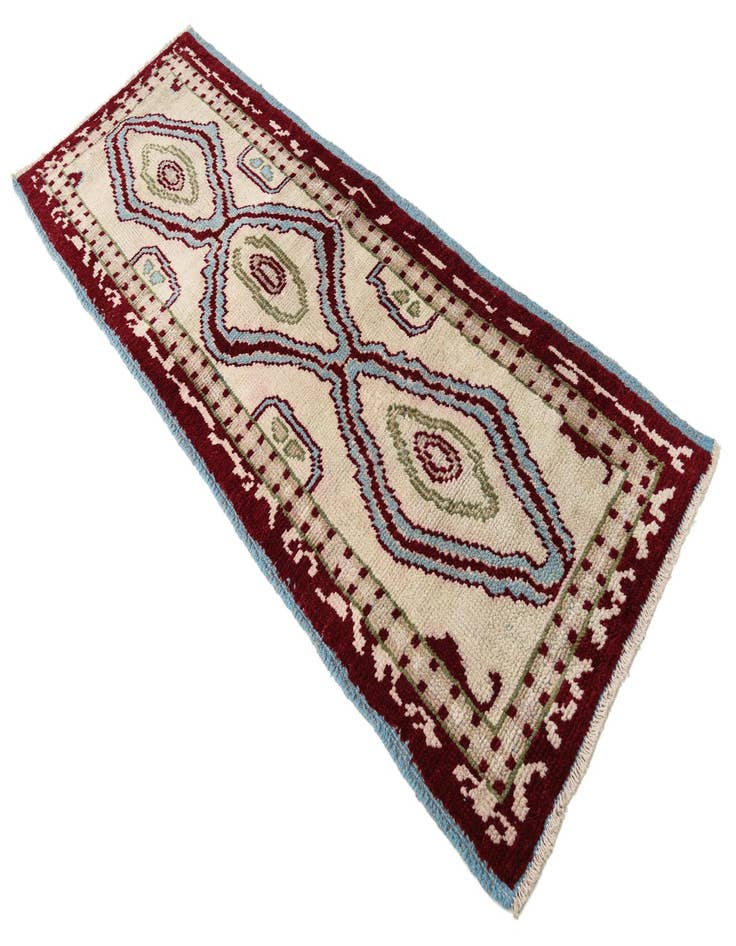 Detail image of  3' x 8' 3  Hand Knotted Oushak Wool Runner Rug