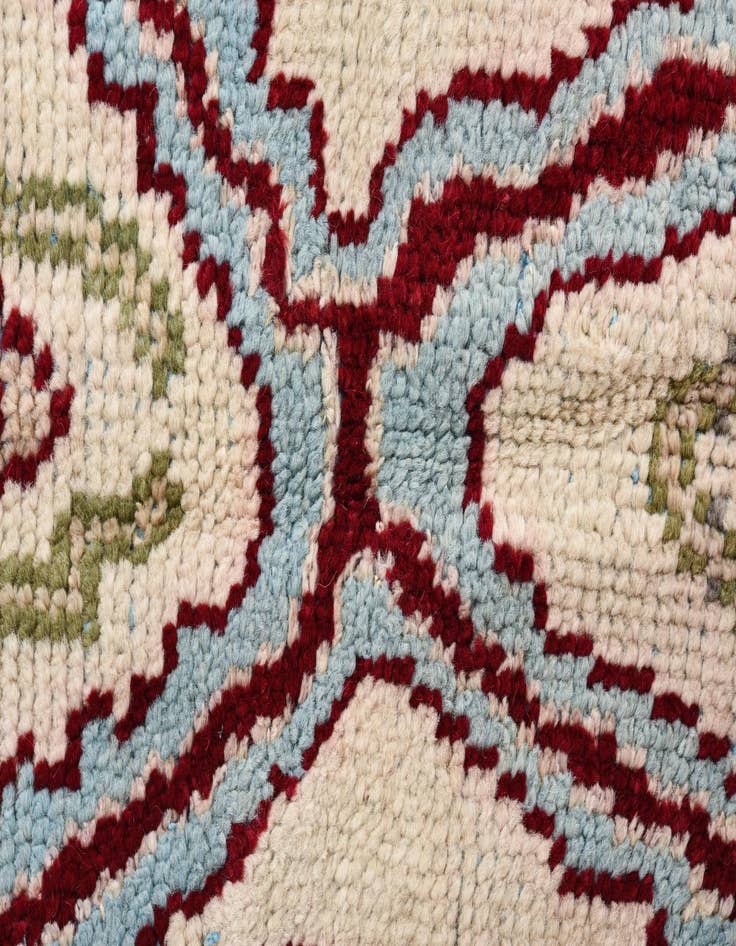 Detail image of  3' x 8' 3  Hand Knotted Oushak Wool Runner Rug