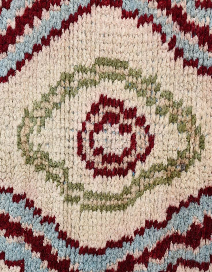 Detail image of  3' x 8' 3  Hand Knotted Oushak Wool Runner Rug