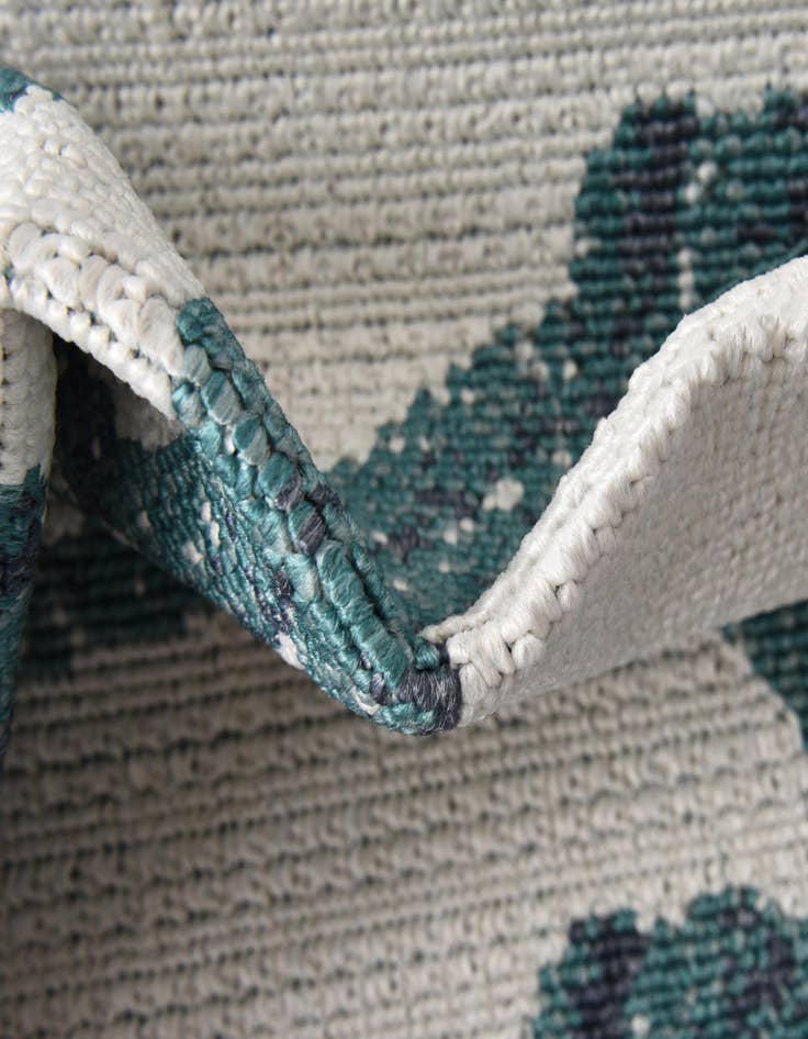 Detail image of  2' x 6'  Washable Coastal Indoor / Outdoor Runner Rug