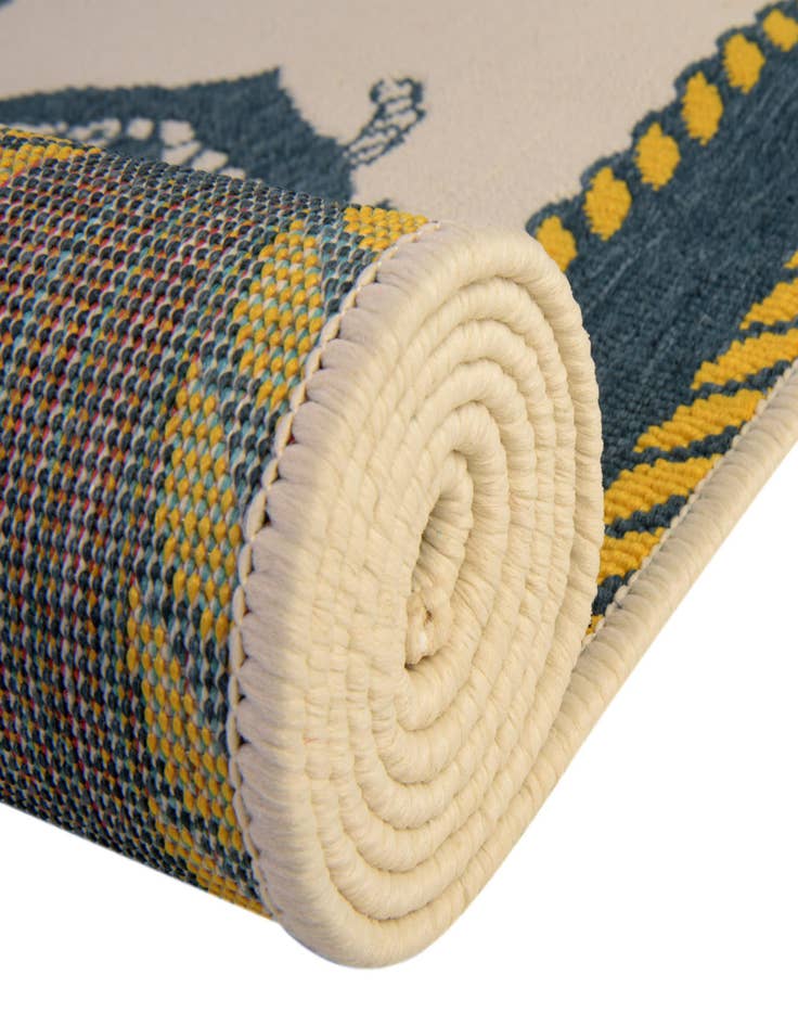 Detail image of 2' x 8' Washable Coastal Indoor / Outdoor Runner Rug