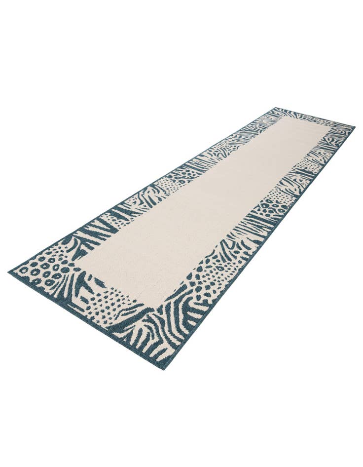 Detail image of  2' 7 x 10'  Washable Safari Indoor / Outdoor Runner Rug