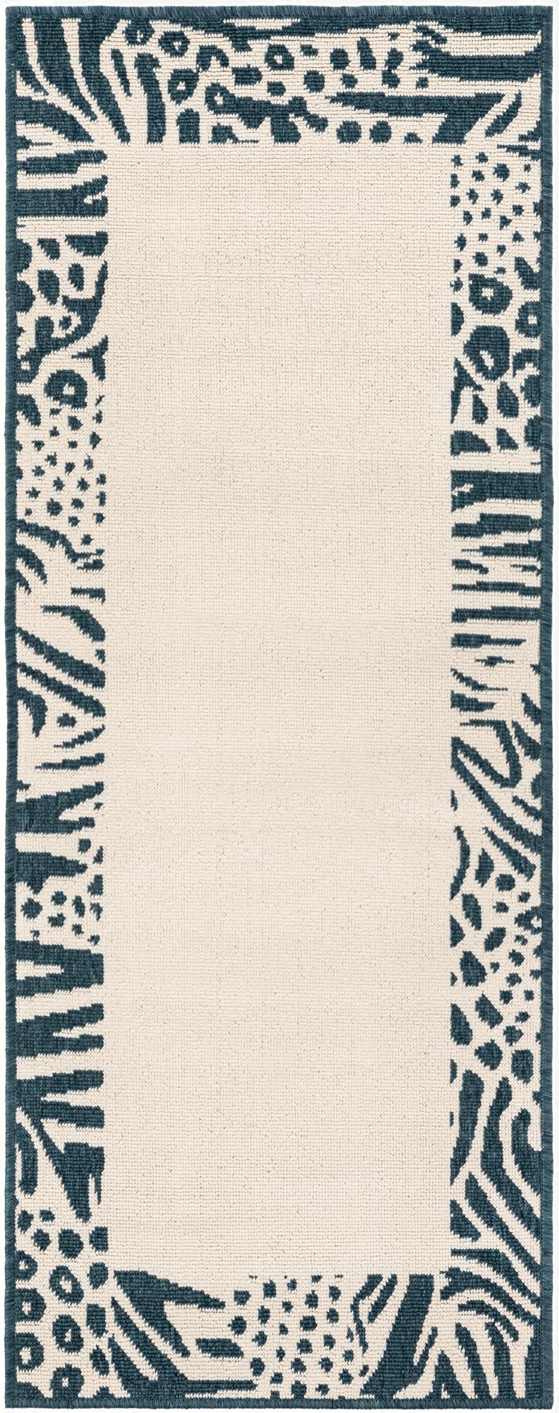  2' x 5'  Washable Safari Indoor / Outdoor Runner Rug