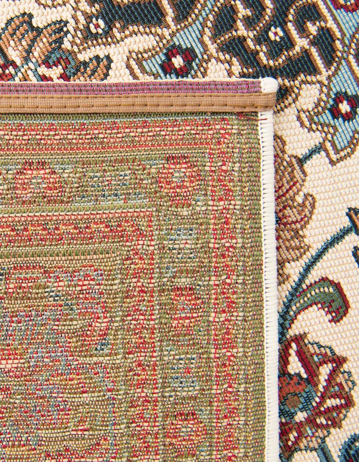 Detail image of  2' 7 x 12'  Washable Traditional Indoor / Outdoor Runner Rug