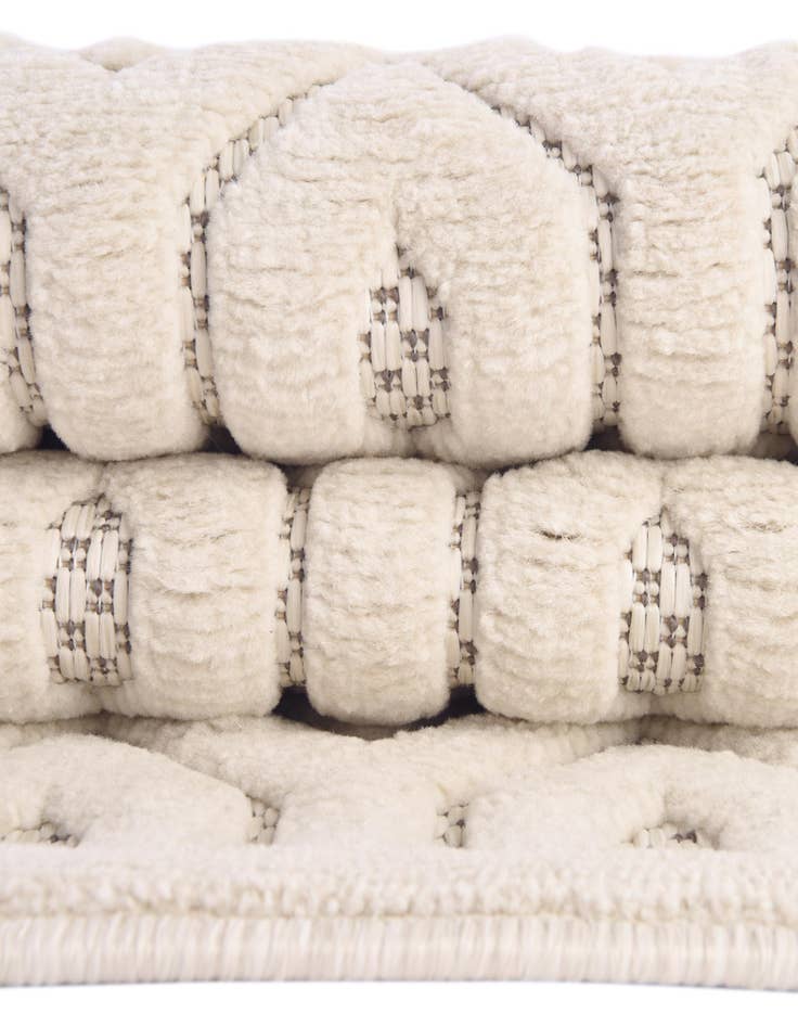 Detail image of  2' x 6'  Washable Trellis Textured Indoor / Outdoor Runner Rug