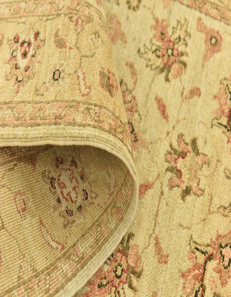 Detail image of  2' 9 x 9' 7  Hand Knotted Peshawar Ziegler Oriental Runner Rug