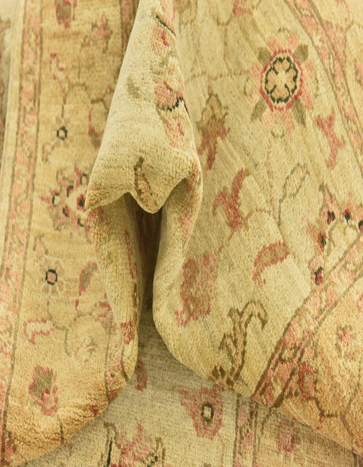 Detail image of  2' 9 x 9' 7  Hand Knotted Peshawar Ziegler Oriental Runner Rug