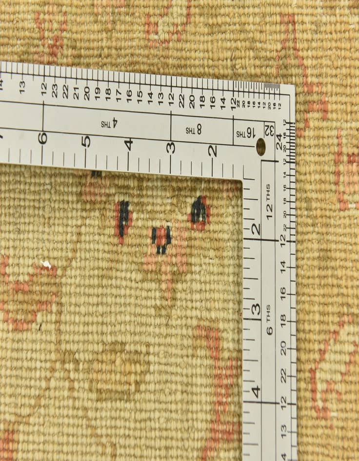 Detail image of  2' 9 x 9' 7  Hand Knotted Peshawar Ziegler Oriental Runner Rug