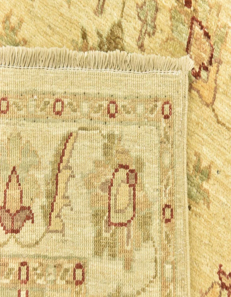Detail image of  2' 8 x 9' 8  Hand Knotted Peshawar Ziegler Runner Rug